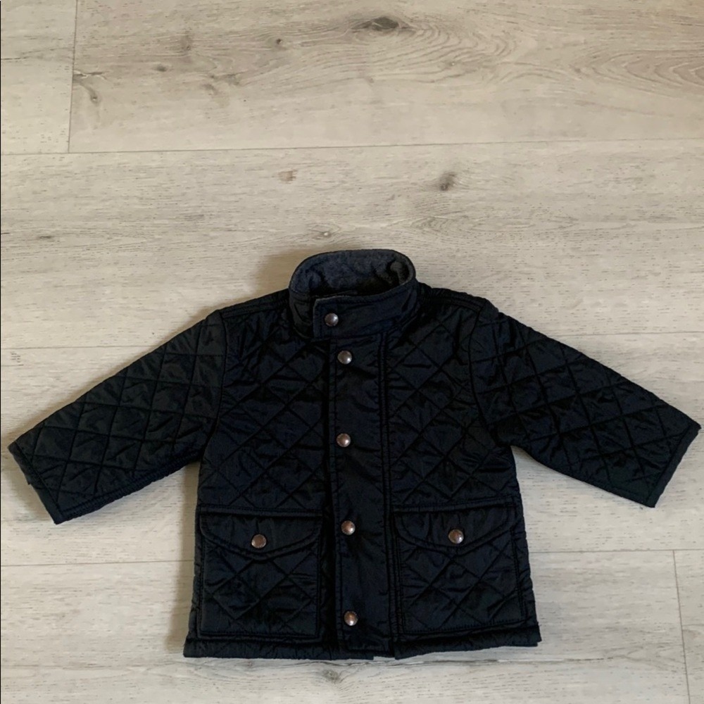 GAP Black Puffer‎ Jacket Quilted Style